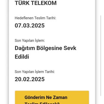 Türk Telekom Gönderim Sorunu Ve İletişim Eksikliği