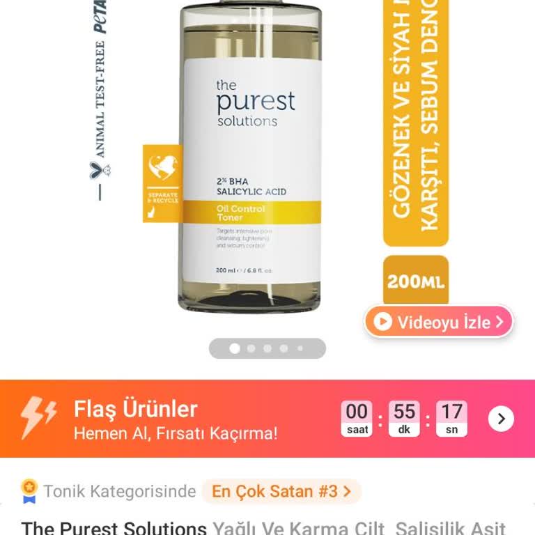 The Purest Solutions Yanlış Fiyatlandırma Ve Ürün Teslim Sorunu!