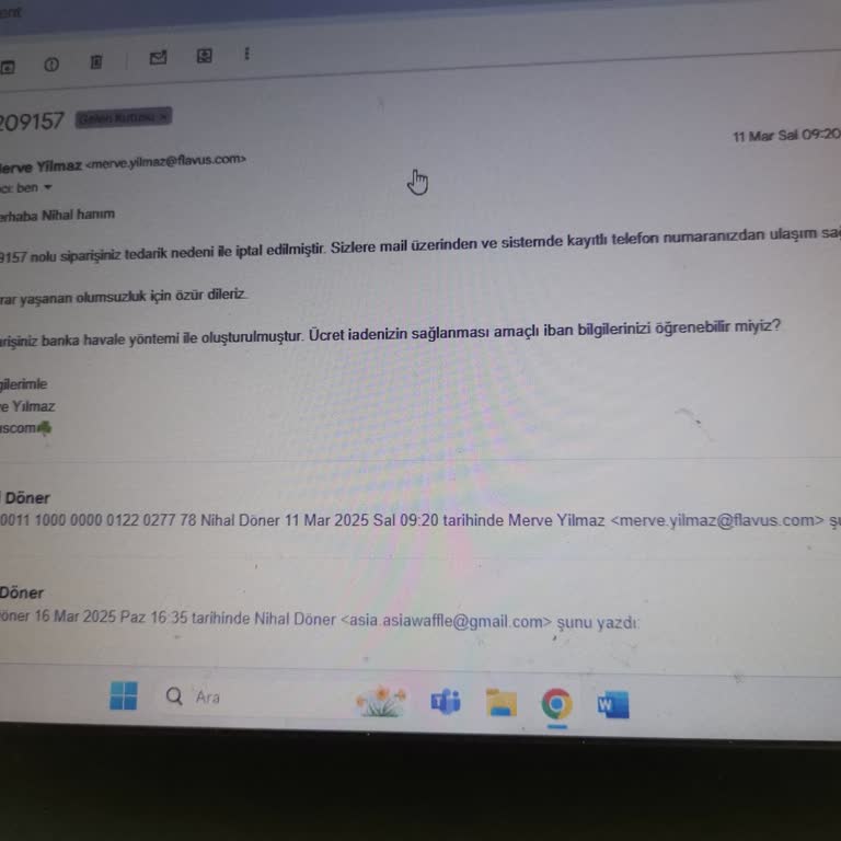 Ürün Teslim Edilmedi, Para İadesi Yapılmadı