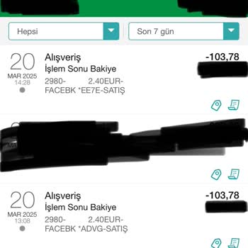 Haberim Olmadan Yapılan 1500 TL'lik Çekim