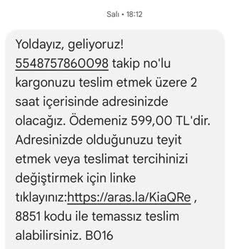 Aras Kargo İle Teslimat Sorunları Ve Müşteri Hizmetleri İlgisizliği