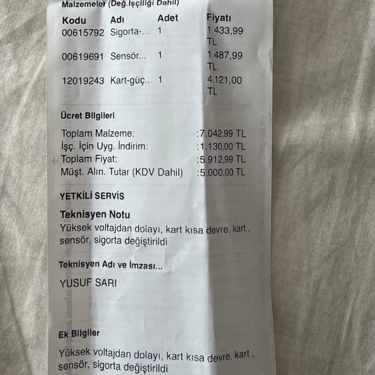 Yüksek Voltaj Mağduriyeti: Bosch Buzdolabımın Beklenmedik Arızası