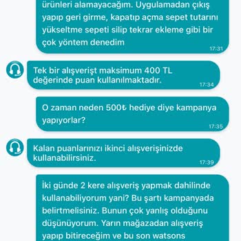 Watsons Puan Kampanyası Hayal Kırıklığı Ve Ürün Tükenme Sorunu