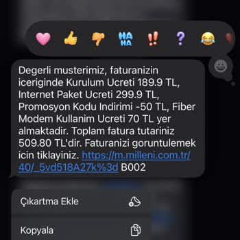 Beklenmedik Faturalar Ve Yanıltıcı Bilgilendirme: Millenicom İle Yaşadığım Hayal Kırıklığı