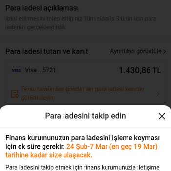 İptal Edilen Siparişin İadesi Neden Gecikti?