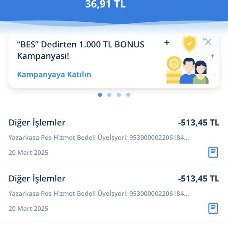Söz Verilen Ücretsiz POS Hizmeti İçin Beklenmeyen Aidat Ücretleri