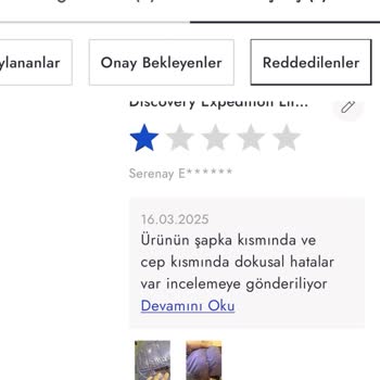 Discovery Montta Tekrarlayan Kumaş Hatası Ve Müşteri Mağduriyeti