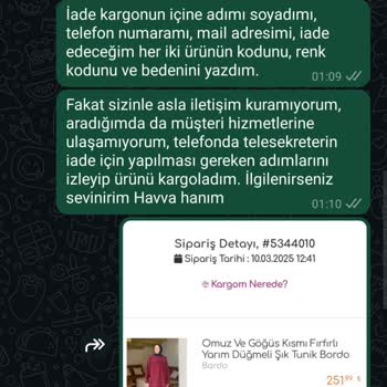 İade Sürecindeki İletişim Eksikliği