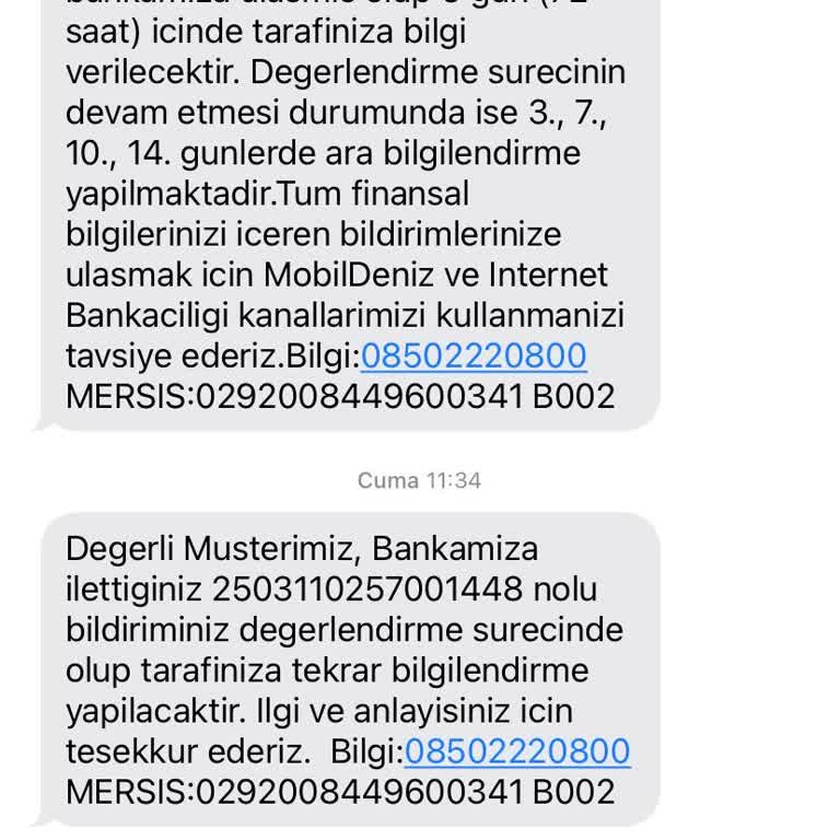 Denizbank'ta Sebepsiz Kredi Kartı Blokesi Ve İlgisizlik
