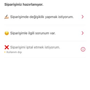 Yemek Siparişi Gecikmesi Ve İletişim Sorunu