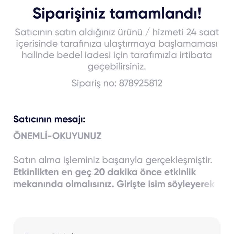 Bilet İptali Ve Bilgilendirme Eksikliği
