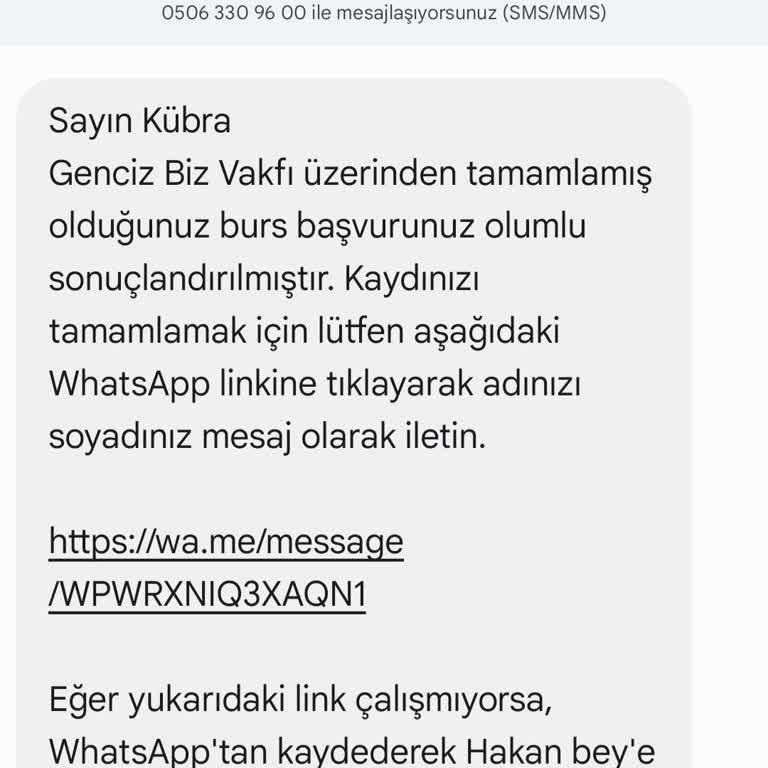 Sahte Burs Başvurusuyla Kişisel Bilgilerin Tehlikede Olması