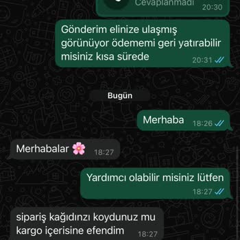 İade Sürecinde Cevapsız Kalan Mesajlar Ve Geciken Para İadesi