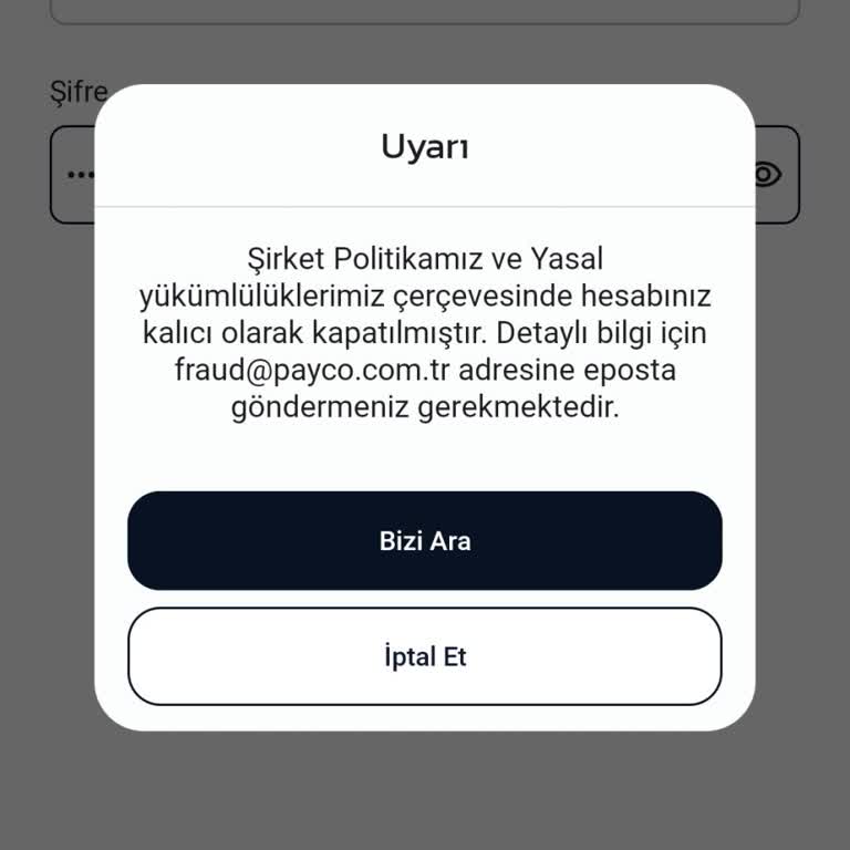 Payco Hesabım İzinsiz Kapatıldı Ve Para İadesi Yapılmadı