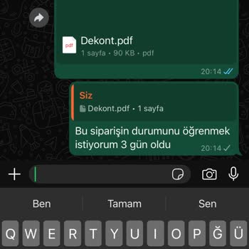 Sipariş Ücreti Alındı, Ürünler Teslim Edilmedi