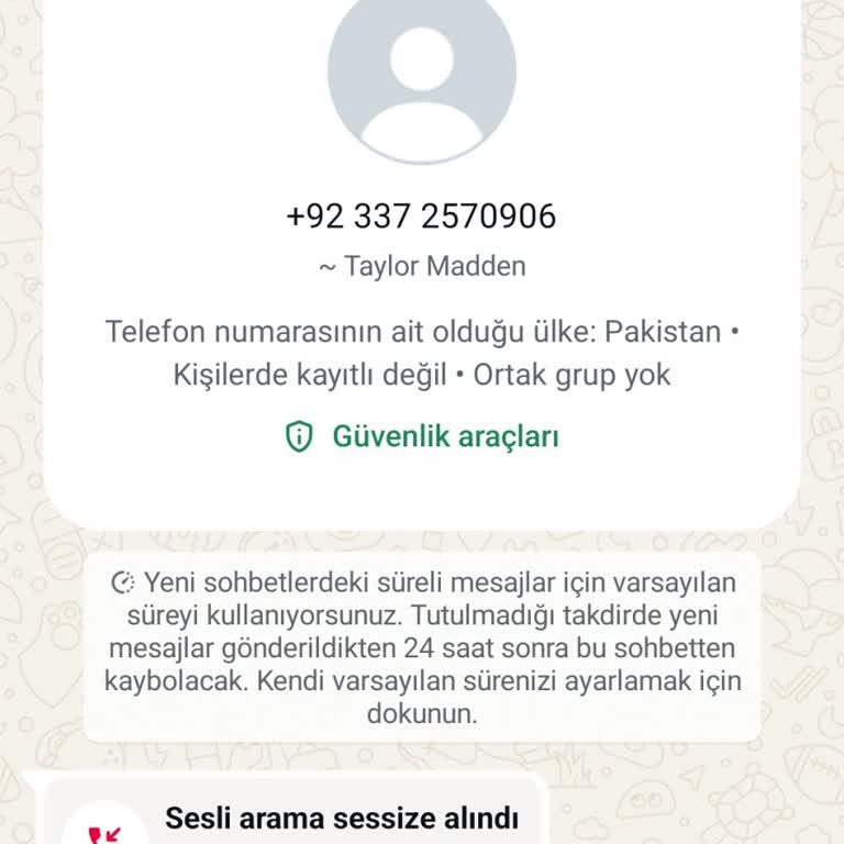 Bilinmeyen Numara İle Gelen Tehdit: WhatsApp Güvenliği Tehlikede Mi