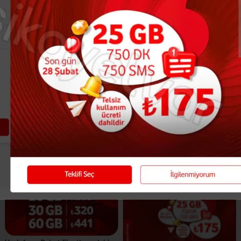 Vodafone'da Sabit Fiyat Garantisi Bozuldu