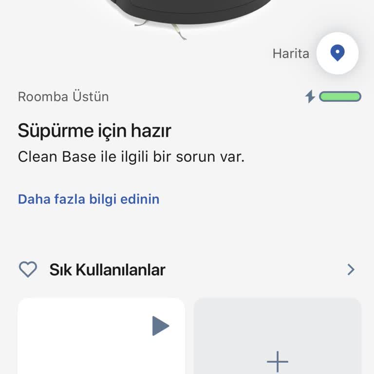 İRobot İ7+ Süpürge: Clean Base Sorunu