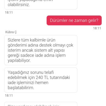 Eksik Sipariş Ve Geciken İade: Yemeksepeti'nde Hayal Kırıklığı