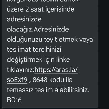 Aras Kargo'nun Teslimat Sorunu Ve Müşteri Hizmetleri İlgisizliği