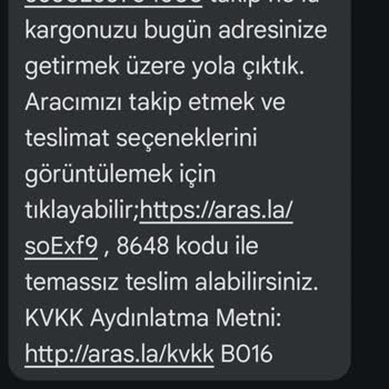 Aras Kargo'nun Teslimat Sorunu Ve Müşteri Hizmetleri İlgisizliği