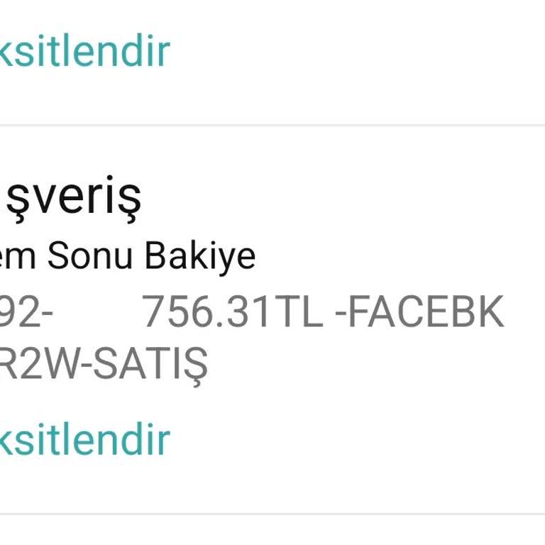 Facebook Hesabımdan İzinsiz Para Çekildi!