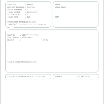 Yanlış Çekilen Ödeme Sorunu