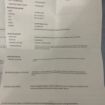 HP Laptop Servisinde Bitmeyen Sorunlar