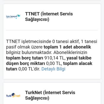 TTNET Aboneliği Sonrası Borç Sorunu