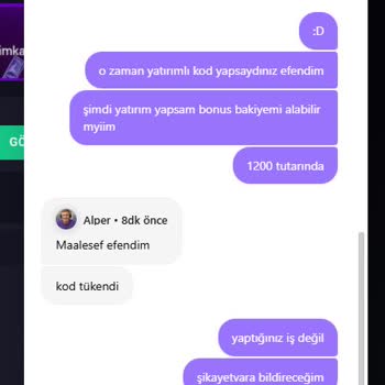 Promosyon Kodu Mağduriyeti: Kazancım Silindi