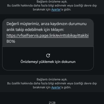 Vodafone İnternet Hizmeti Sorunu