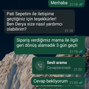Gönderilmeyen Sipariş Ve Kesilen İletişim