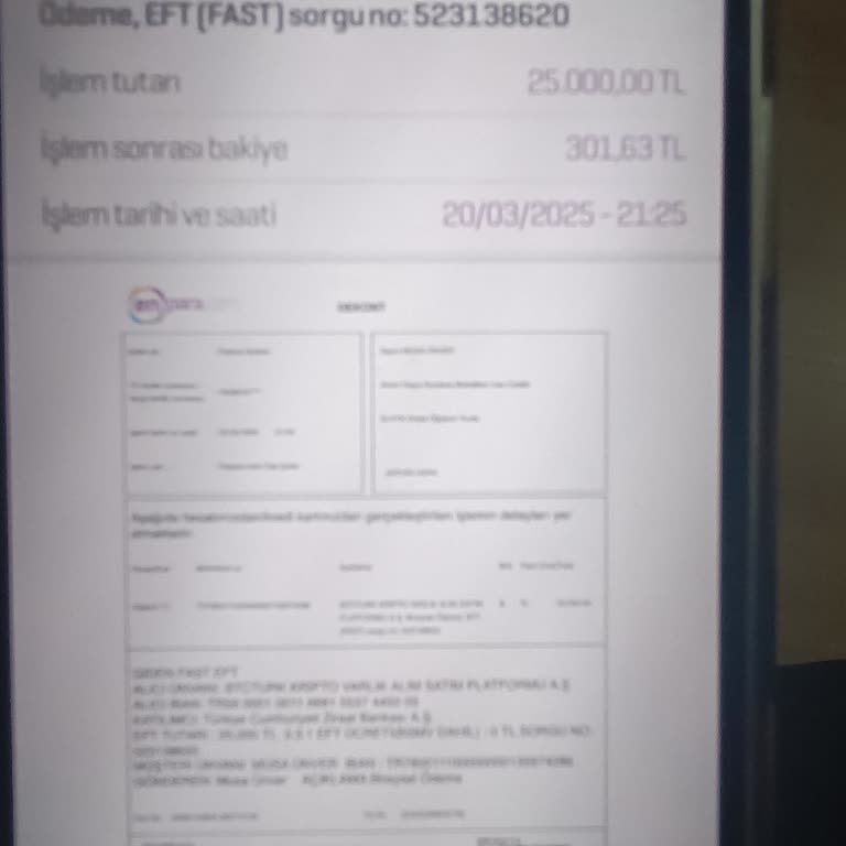 BTCTURK Para Transferi Sorunu