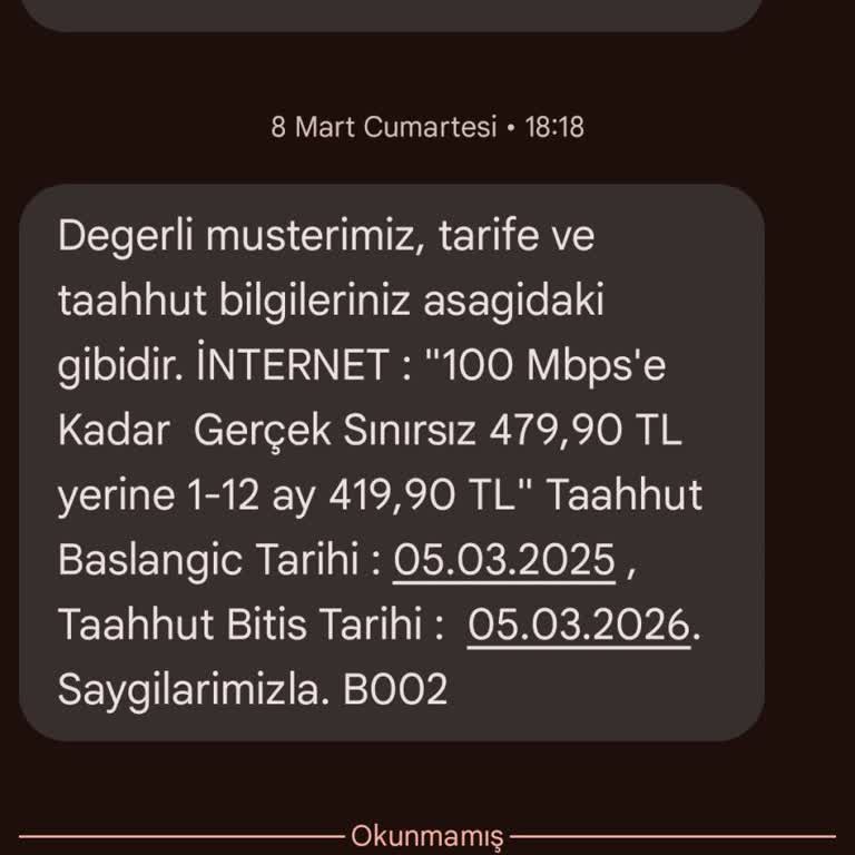Fiber Bağlantı Mağduriyeti
