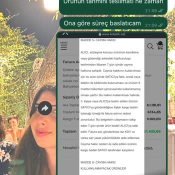İade Hakkı Konusunda Yanıltıcı Bilgilendirme