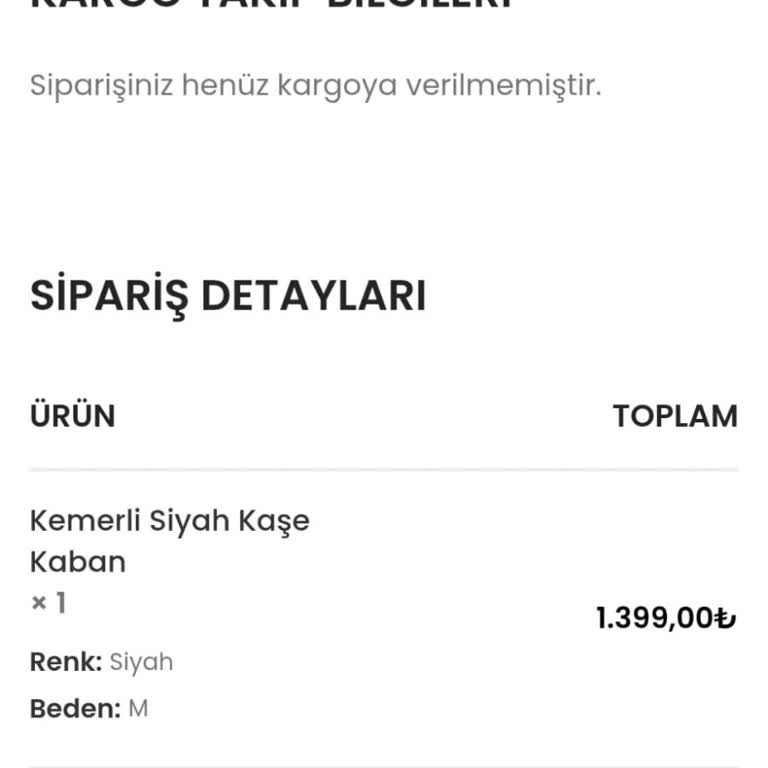 Melvien'den Siparişim Hakkında Yaşadığım Sorunlar