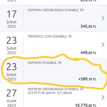 Yanlış Hesaplanan Ekstre Sorunu
