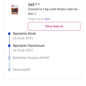 Geciken Lastik Parlatıcı Teslimatı Sorunu