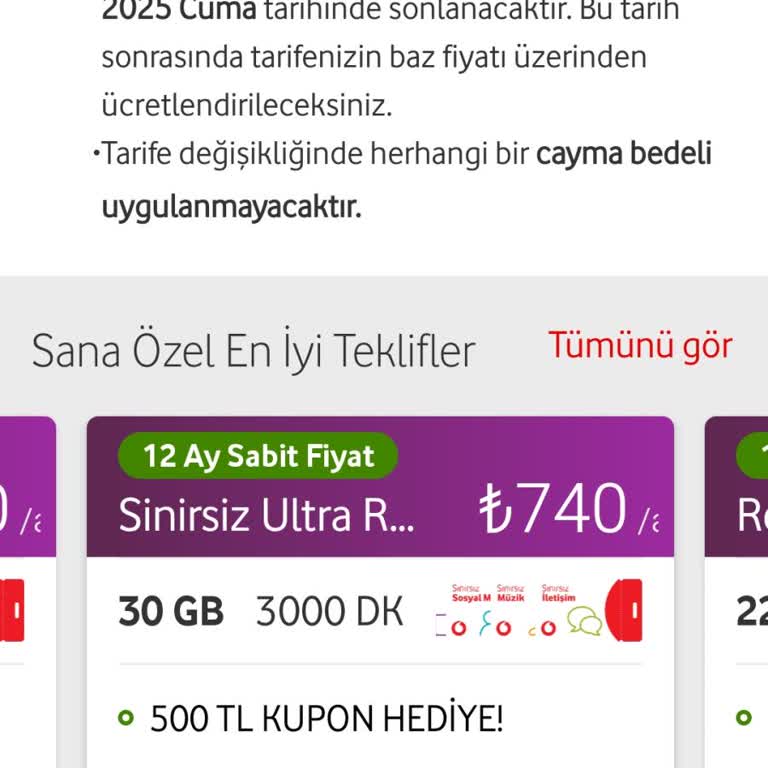 Vodafone'un Yüksek Fiyat Politikası Müşteriyi Kaçırıyor