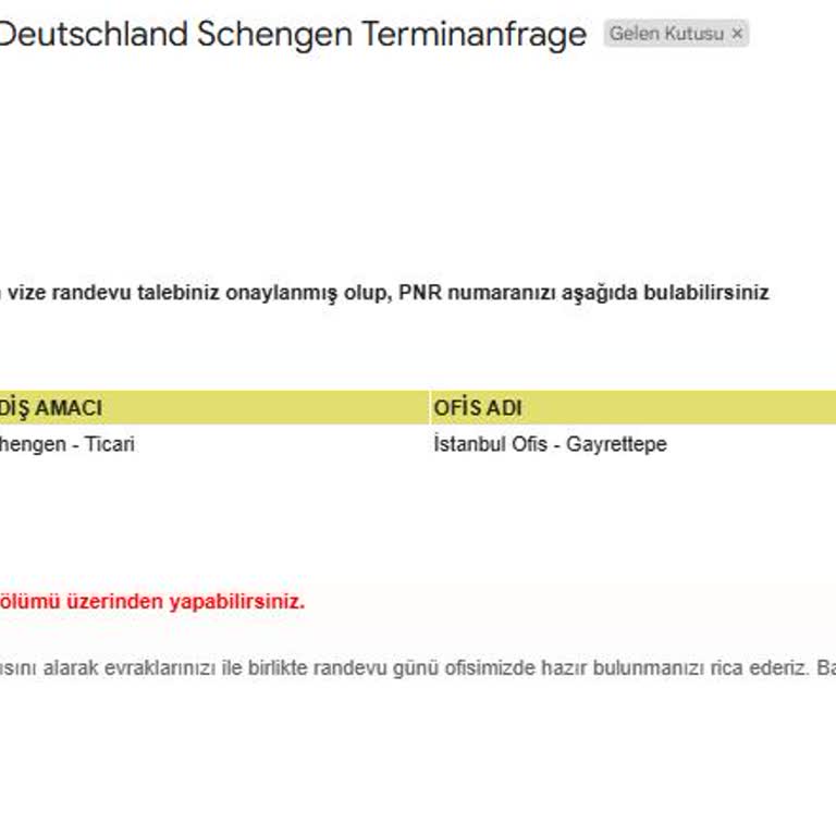 iData Vize Kategorisi Yanlış Yönlendirme ve Cevapsız Kalan E-postalar