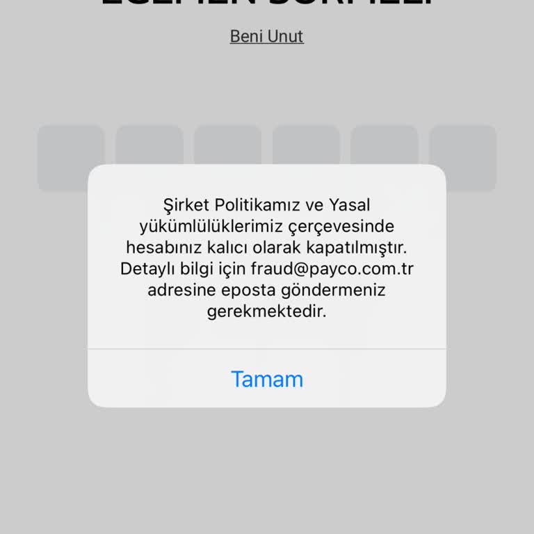 Payco Hesabım Kapatıldı Ve Param İade Edilmedi