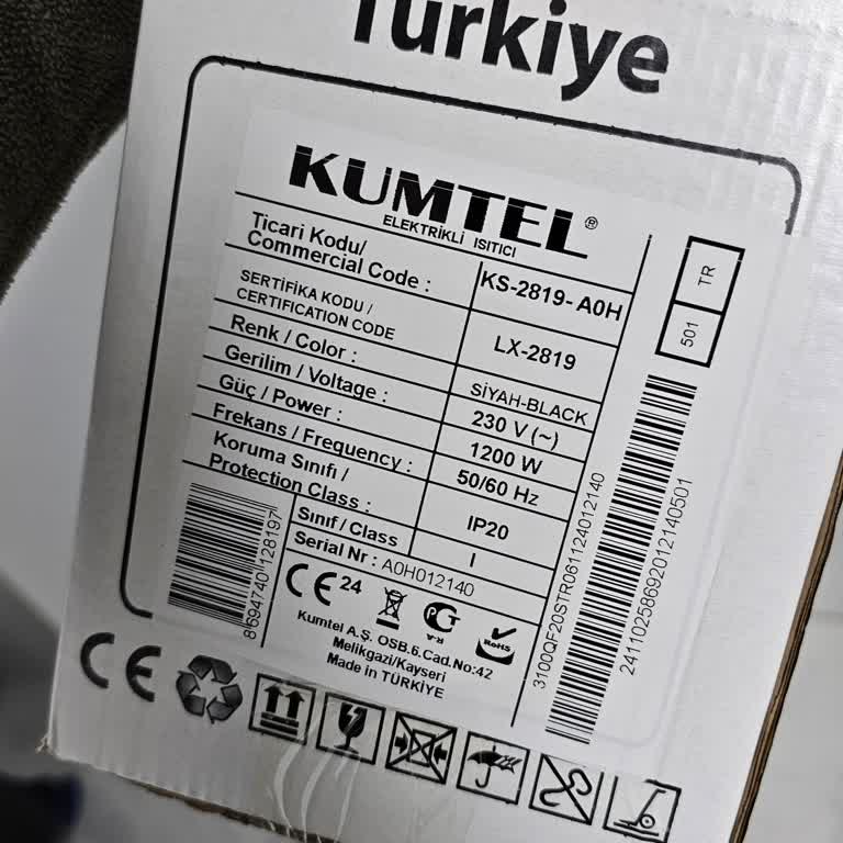 Kumtel Isıtıcı Servis Sorunu Ve Müşteri Hizmetleri İlgisizliği