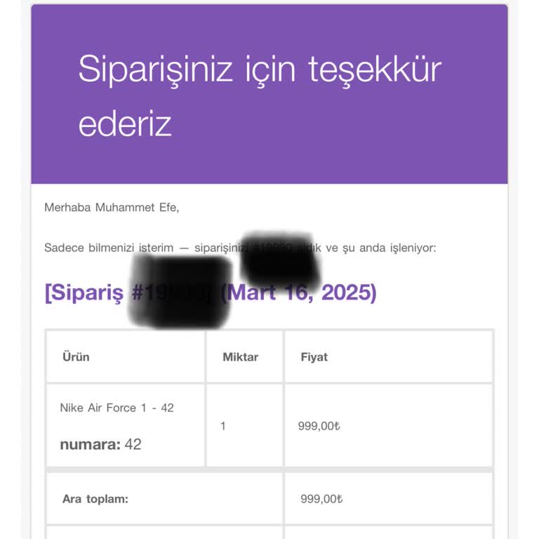 Sipariş Teslimatında Bilgilendirme Eksikliği Ve İletişim Sorunu