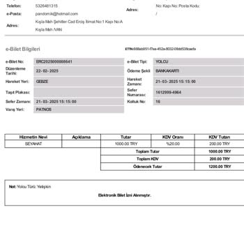 Bayram Öncesi İptal Edilen Otobüs Bileti Mağduriyeti