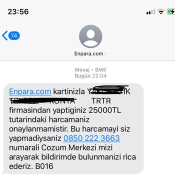 Enpara Kredi Kartında Yetkisiz İşlem Ve Güvenlik Açığı