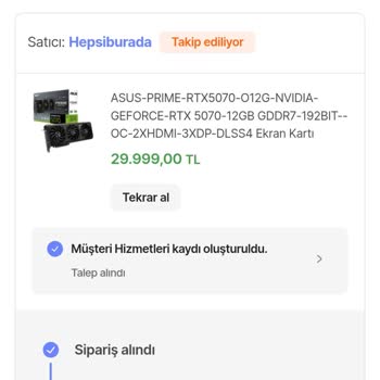 Sipariş Edilen Ekran Kartları Hala Kargolanmadı