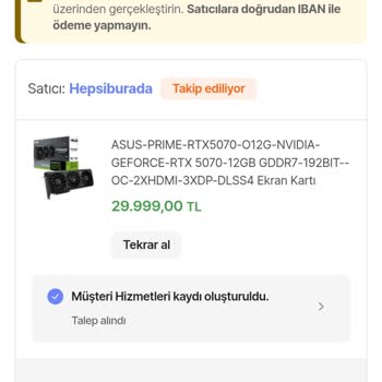 Sipariş Edilen Ekran Kartları Hala Kargolanmadı