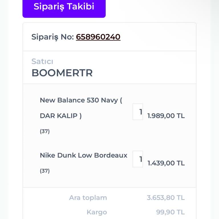 Geciken Sipariş Ve İade Talebi