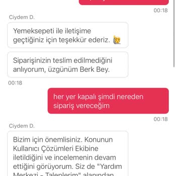Sipariş Teslim Edilmedi, Misafirlerime Mahcup Oldum