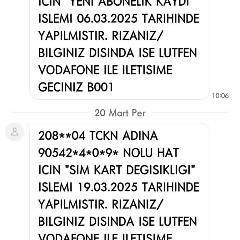 Vodafone Geçişinde Sürekli Şebeke Sorunu